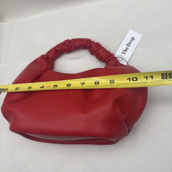 The Drop Women's Addison Soft Volume Top-Handle Bag Small Red 85NJ B09K12 *READ - Picture 10 of 16